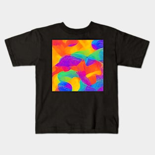 omg pattern abstract background Kids T-Shirt